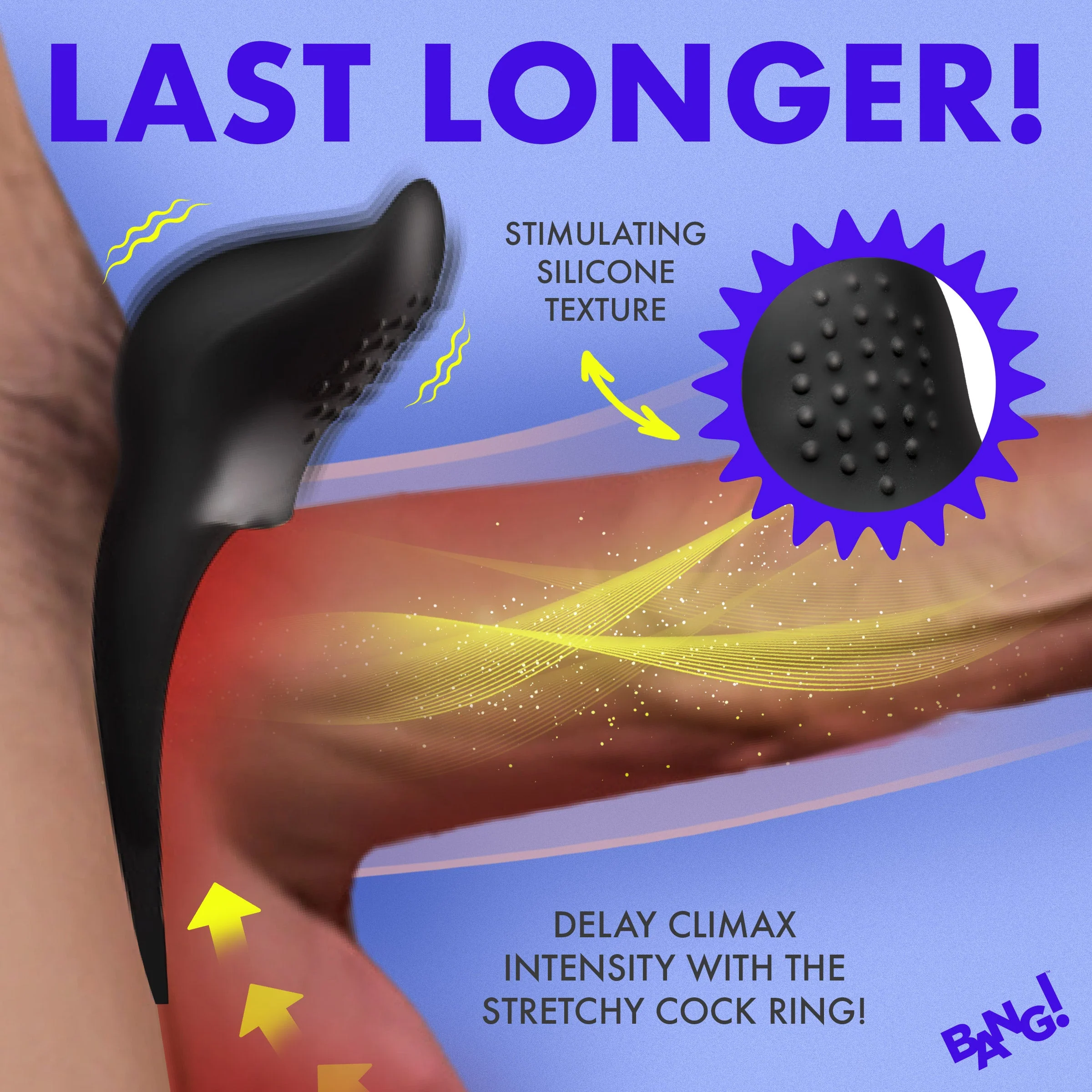 Vibrating Silicone Cock Ring - Image 3