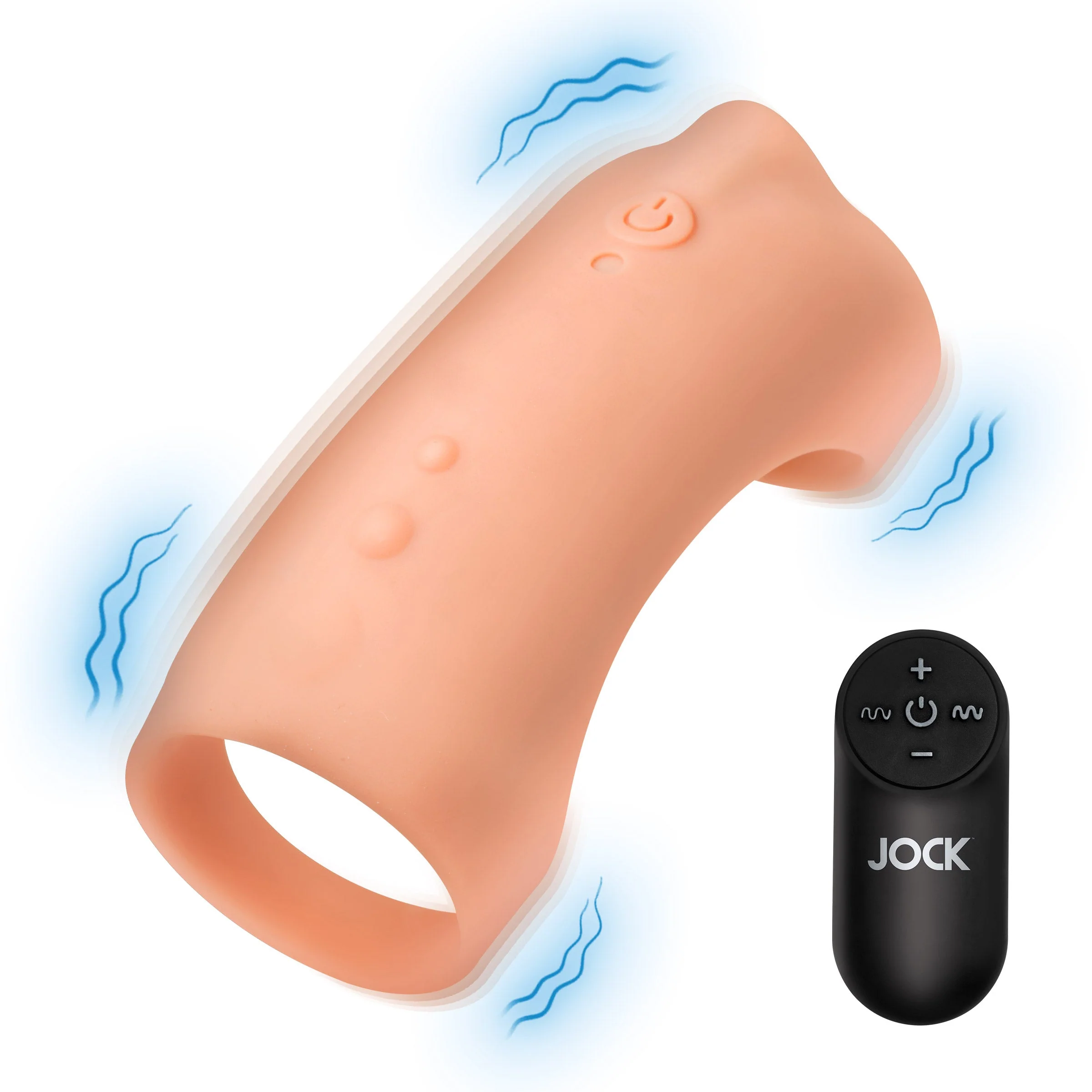 Vibrating Silicone Penis Sleeve - Image 6