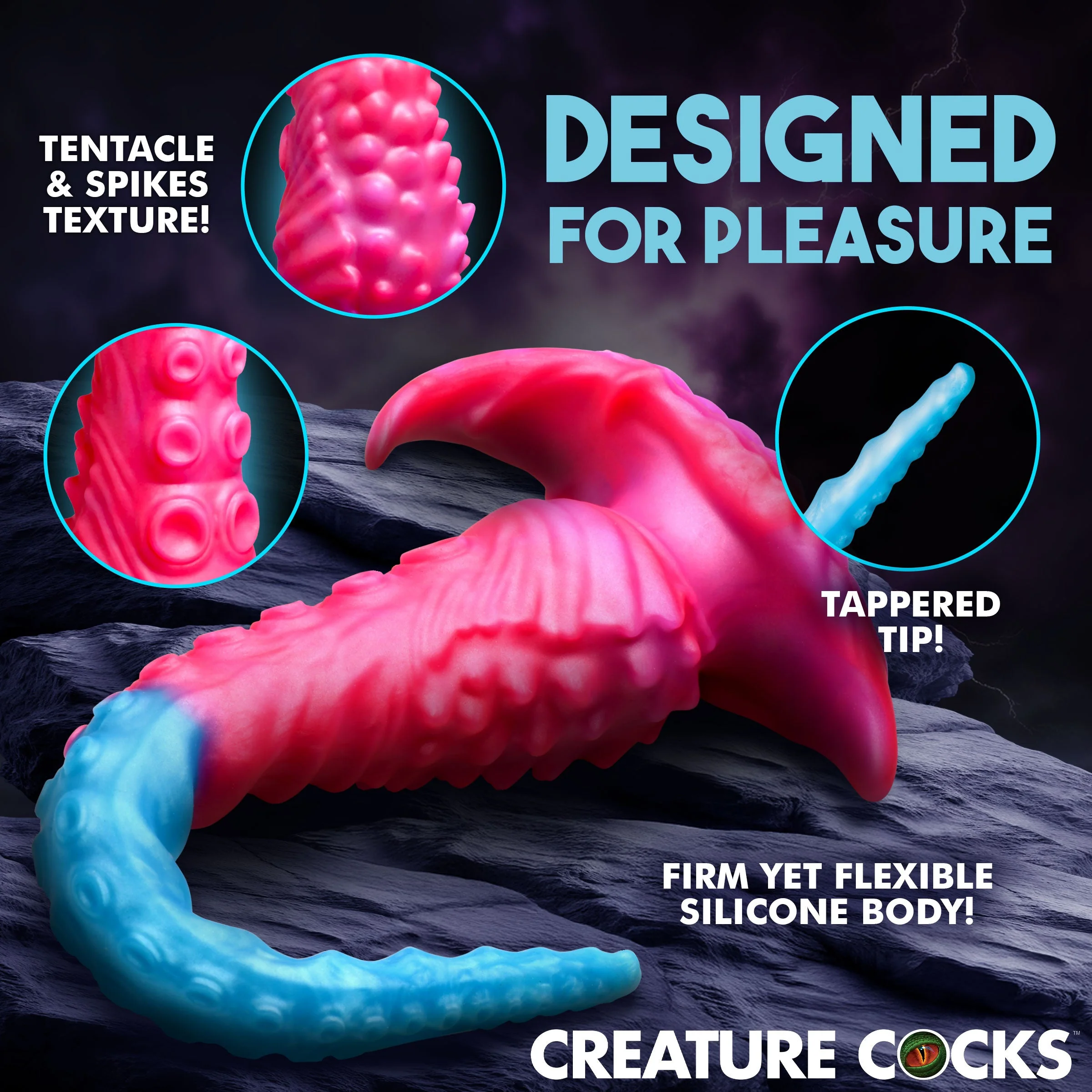 Vibropus Vibrating Silicone Dildo - Image 4