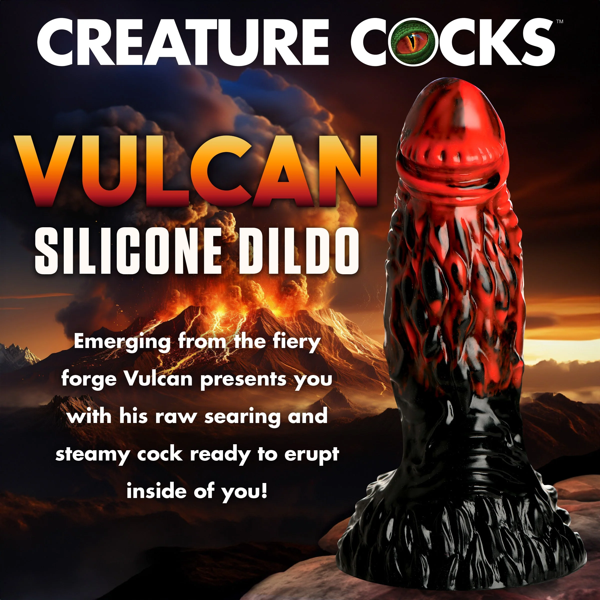 Vulcan Silicone Dildo - Image 2