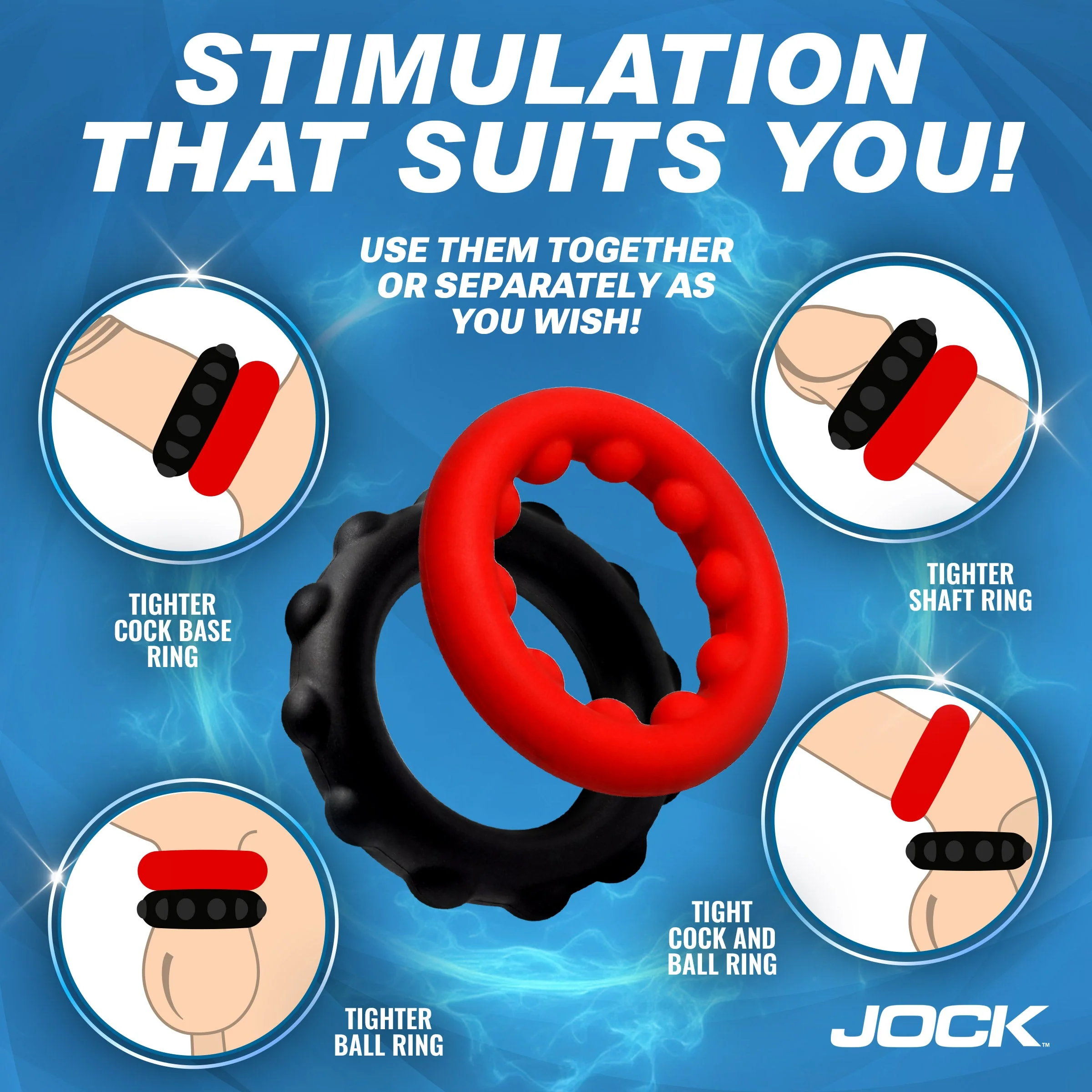 Weighted Silicone C-Ring Set - Image 4