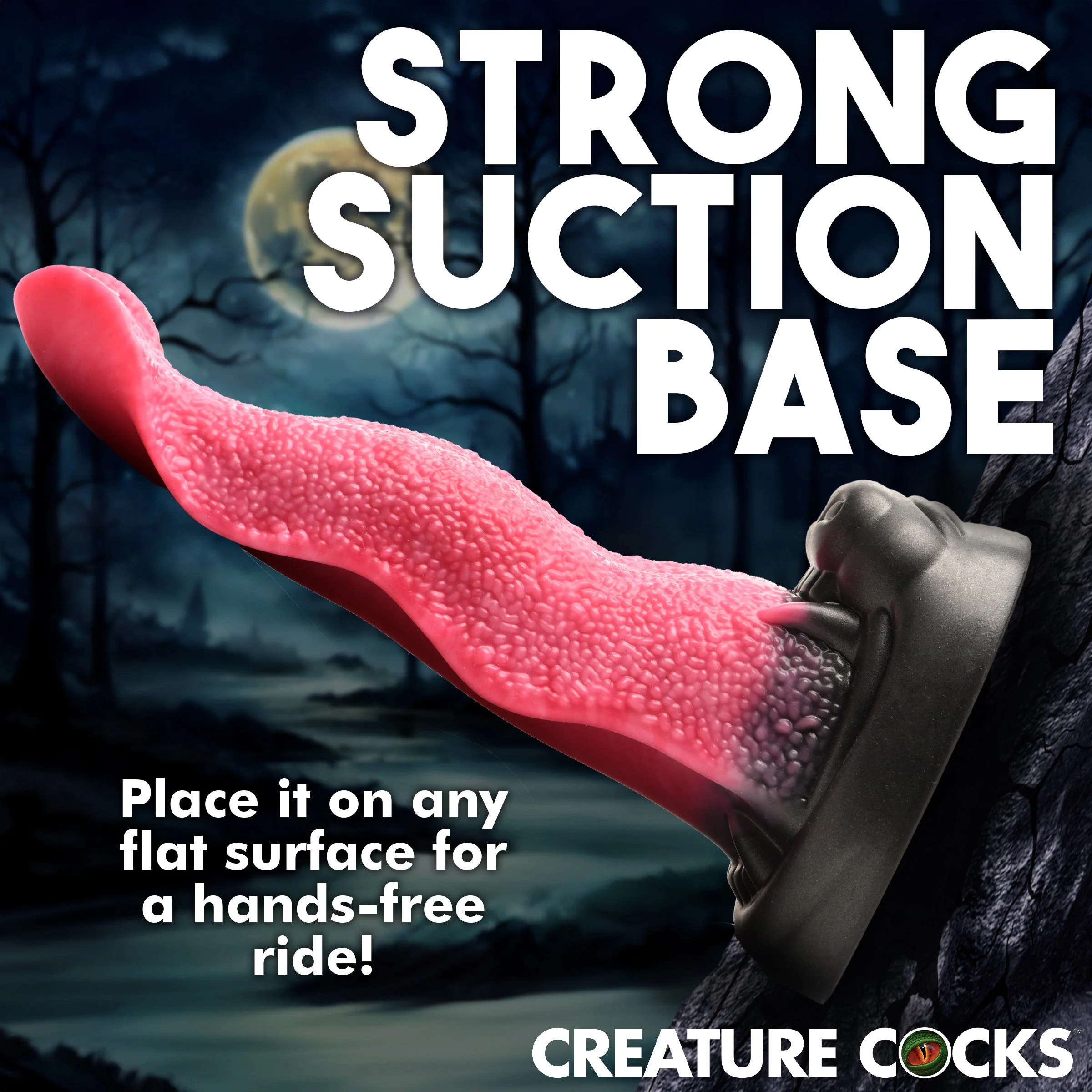 Wolf's Lick Silicone Dildo - Image 4