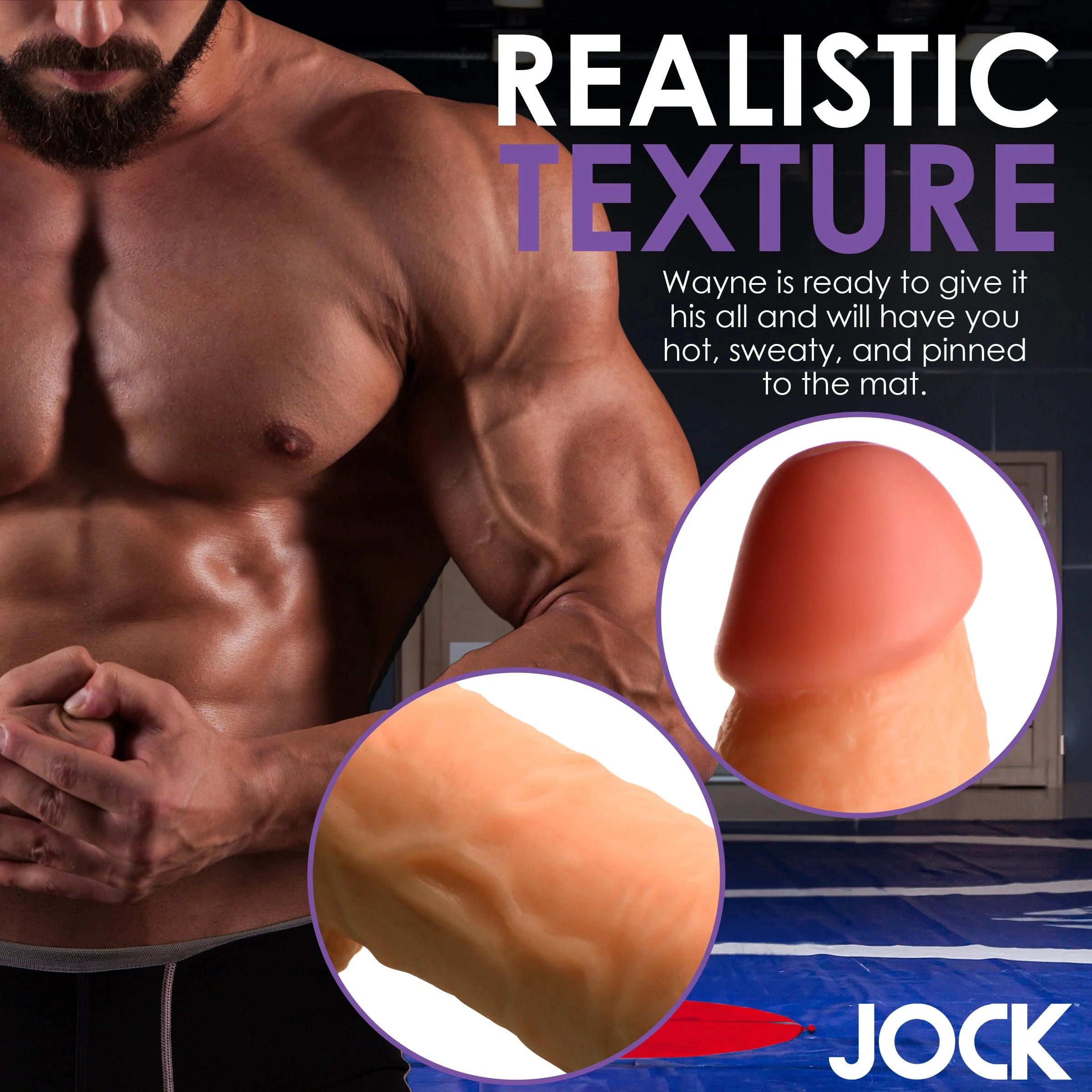 Wrestling Wayne 7 inch Dildo - Image 6