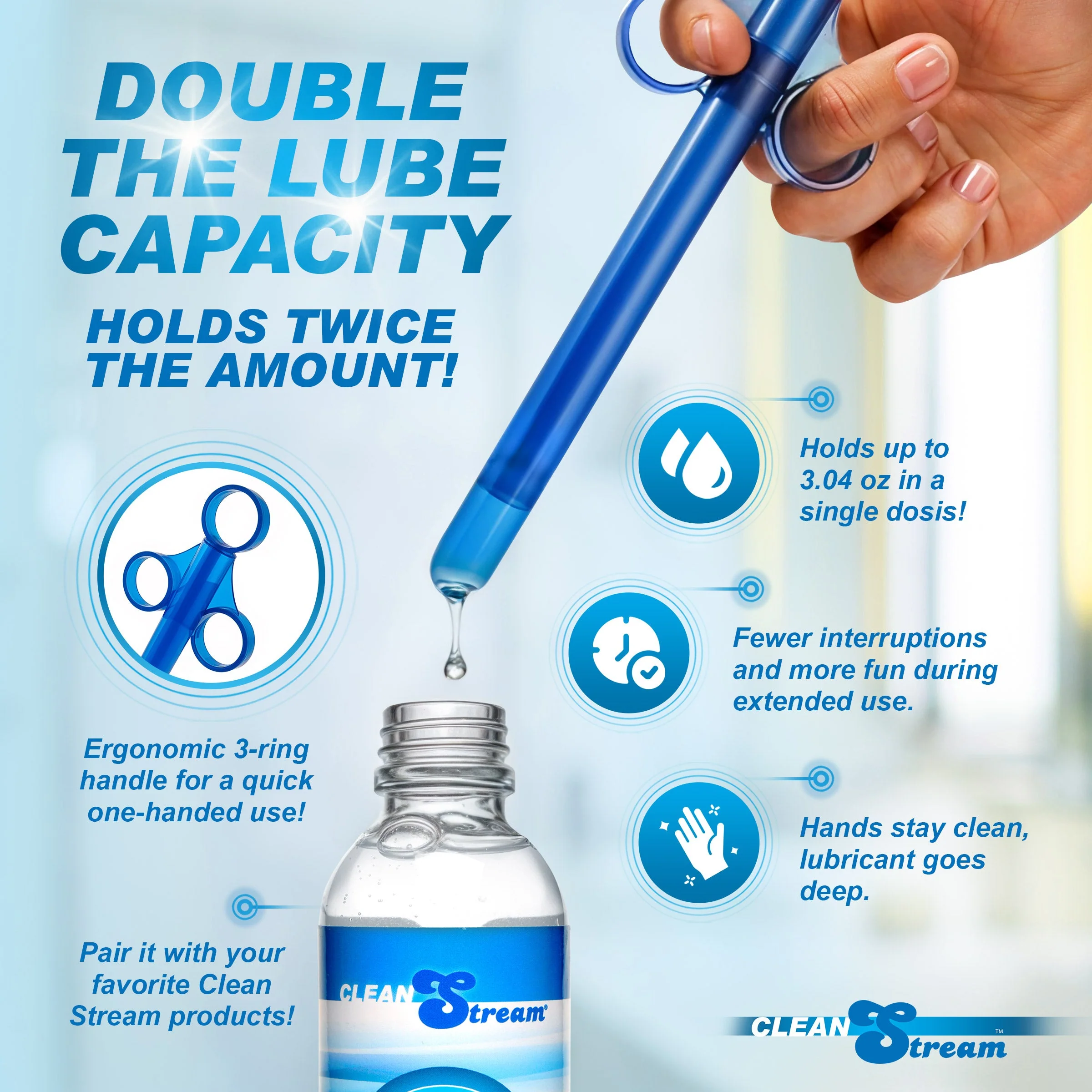 XL Lubricant Launcher - CleanStream Blue - Image 4